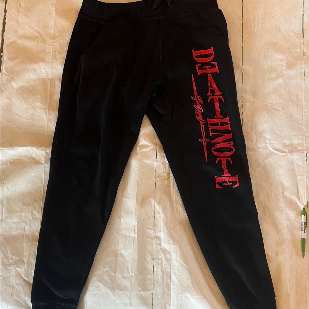 Death Note Anime Jogger Sweatpants Size L